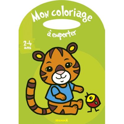 9782508039607-Mon coloriage à emporter (2-4 ans) - Tigre--0