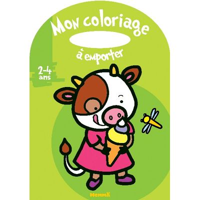 9782508048906-Mon coloriage à emporter (2-4 ans) - Vache--0