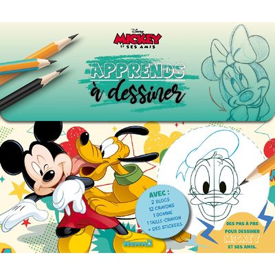 9782508050008-Disney Mickey et ses amis - Apprends à dessiner--0