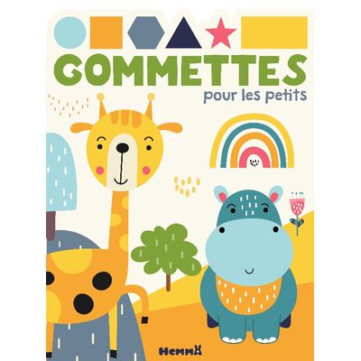 9782508050077-Gommettes pour les petits : Girafe-Hippo--0
