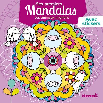 9782508053733-Mes premiers mandalas : Les animaux mignons - Avec stickers--0