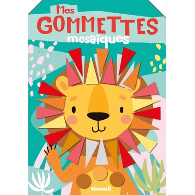 9782508054839-Mes Gommettes Mosaïques : Lion--0