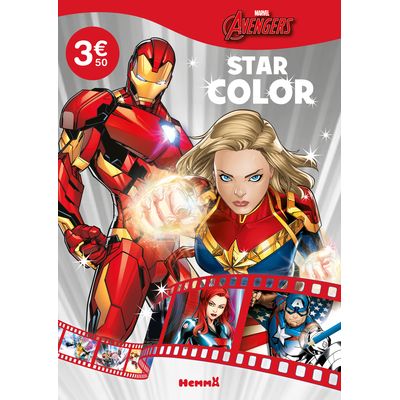 9782508055492-Marvel Avengers Star Color : Iron Man et Captain Marvel--0