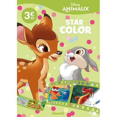 9782508055539-Disney Animaux Star Color - Bambi et Panpan--0