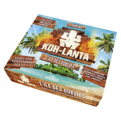 9782821210554-Koh-Lanta - L'île des oubliés Escape Box - Escape game enfant de 2 à 5 joueurs - Dès 8 ans--0