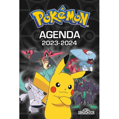 9782821216723-Agenda Pokemon - couverture noire - 1 jour par page--0