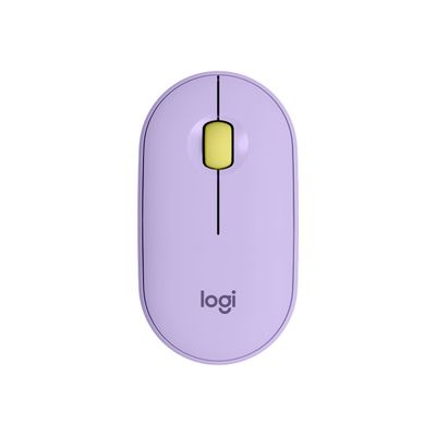 5099206105096-Logitech Pebble M350 - souris sans fil - lavande-Avant-1