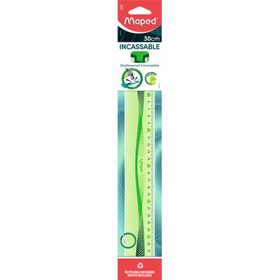 0000002440309-Maped Incassable - Règle plastique 30 cm - incassable - disponible dans différentes couleurs--1
