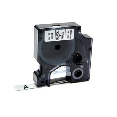 5411313450133-Dymo D1 - Ruban d'étiquettes auto-adhésives - 1 rouleau (12 mm x 7 m) - fond blanc écriture noire --1