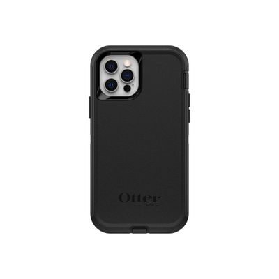 0840104215685-OtterBox Defender Series - coque de protection pour iPhone 12, 12Pro - noir-Avant-3