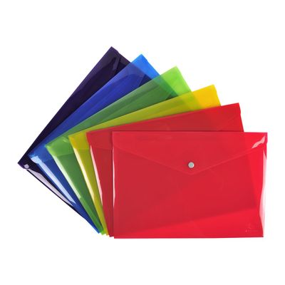 3130630344506-Exacompta Iderama - Pochette enveloppe - format A4 - bouton pression - disponible dans différente-Avant-0