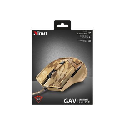 8713439227949-Trust GXT 101D Gav - souris gaming filaire - camouflage désert-Avant-4