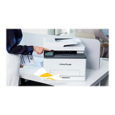 6936358025652-Pantum CM1100ADW - imprimante laser multifonction couleur A4 - USB 2.0, LAN, Wi-Fi(n)-Angle gauche-5