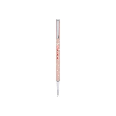 3664447135717-Oberthur Mots Doux - Stylo à bille - toi moi nous-Angle gauche-0