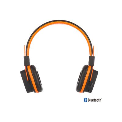 8435430602456-NGS Artica Jelly - Casque - sans fil - Bluetooth - orange-Avant-2