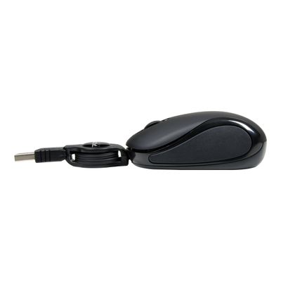 3567049003012-PORT Connect - souris filaire retractable - noir-Gauche-4