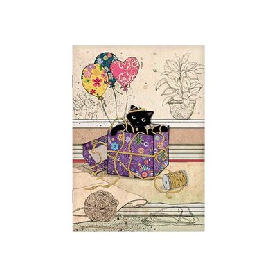 3700572765570-Kiub Bug Art - Carnet de notes 10 x 15 cm - chaton/cadeau-Avant-0
