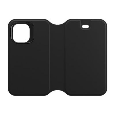 0840104215470-OtterBox Strada Series Via - étui à rabat pour iPhone 12 mini - noir-Arrière-1