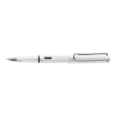 4014519196778-LAMY safari - Stylo plume plastique - blanc brillant-Angle gauche-0