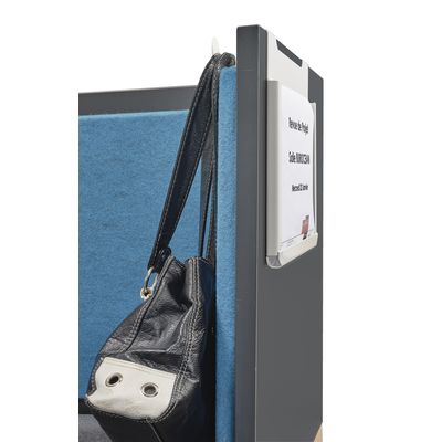 3253310169333-Porte document A4 et double patère IN'TEAM pour banquette et box acoustique - blanc--1