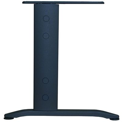 3253310161504-Bureau compact à gauche IDRA - L160 cm - Pieds anthracite - plateau imitation Chêne gris (Pieds de renfort obligatoire à rajou--1