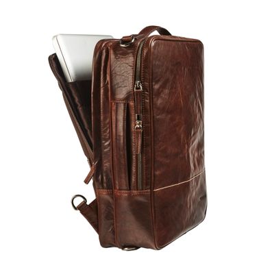 5413082194614-Maverick Rough Gear - Sac à dos pour ordinateur 15.6" - cuir - brun--7