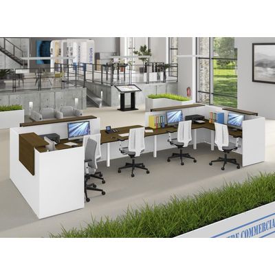 3253310523159-Banque d'accueil Retour direct haut OLA - L82,5 x H112 x P62,5 cm - structure blanc perle, plateau noye--1