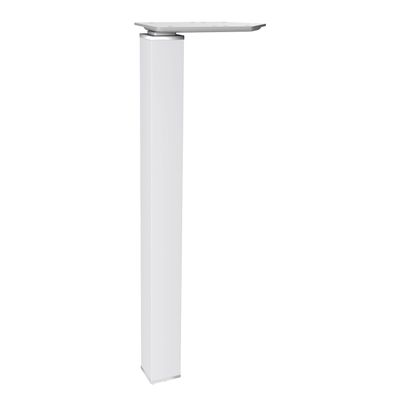 3253310164956-Bureau Vague EXPRIM - L160 cm - Retour droite - Plateau imitation Erable - Pieds blanc--1