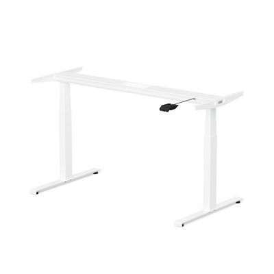 3760350281050-Bureau électrique UGO - L140x80cm - pieds blancs - plateau chêne massif--2