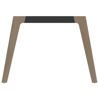 3253310171770-Bureau WOODY Manager - L180 x P100 x H72,5 cm - pieds chêne traverse carbone - plateau imitation Chên--1