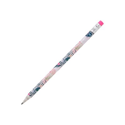 8051739309560-Legami - Crayon à papier recyclé - motif flamant rose-Angle gauche-1