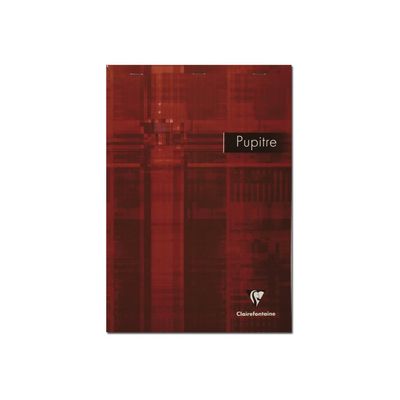 3329680615500-Clairefontaine - Bloc notes Pupitre livre de lecture - A4 - 160 pages - réglé avec marges-Avant-0