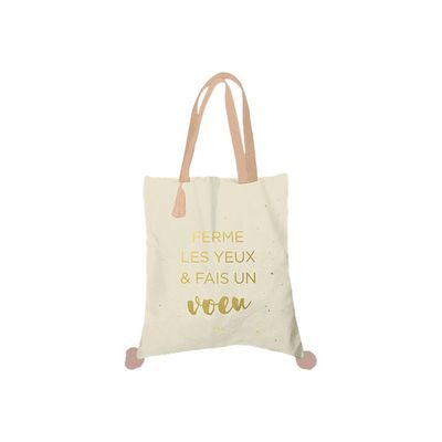 3700572730318-Kiub Les petis mots - Sac Totebag coton - Vœux-Avant-0