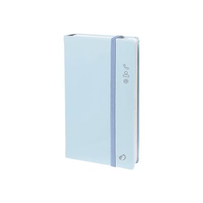 3371010465156-Quo Vadis Pastel - Carnet d'adresses répertoire de poche - 8,8 x 17 cm - bleu clair-Angle droit-1
