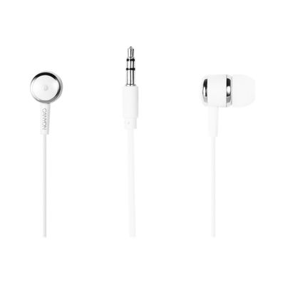 5291485001629-CANYON Kit main libre - Ecouteurs filaire avec micro - intra-auriculaire - blanc -Avant-0