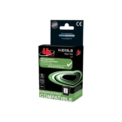 3584770903671-Cartouche compatible HP 301XL - noir - Uprint-Angle droit-0