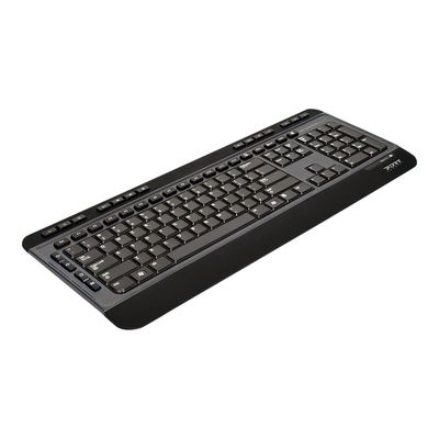3567049009014-PORT Connect - ensemble clavier et souris sans fil silencieux- AZERTY -Angle gauche-3