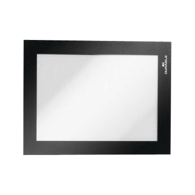 4005546405926-Durable Duraframe - Cadre d'affichage adhésif - A6 - noir-Avant-1