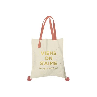 3700572730325-Kiub Les petis mots - Sac Totebag coton - Viens-Avant-0