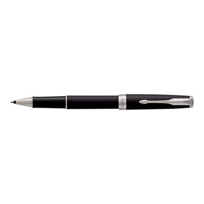 3501179315232-Parker Sonnet - Roller noir mat laqué - pointe fine-Angle gauche-2