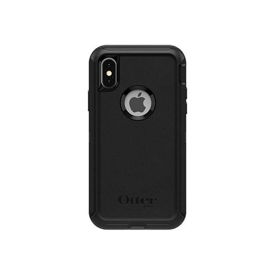 0660543468677-OtterBox Defender Series Filmless - coque de protection pour iPhone X, XS - noir-Arrière-7