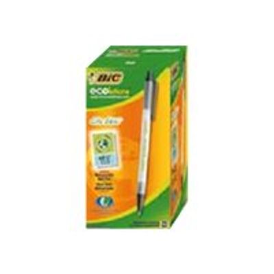 3086123175884-BIC ECOlutions CLIC STIC - 50 Stylos à bille - noir-Avant-1