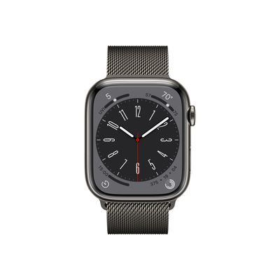 194253180029-Apple Watch Series 8 (GPS + Cellular) - montre connectée - 41mm - 32 Go - graphite-Avant-1