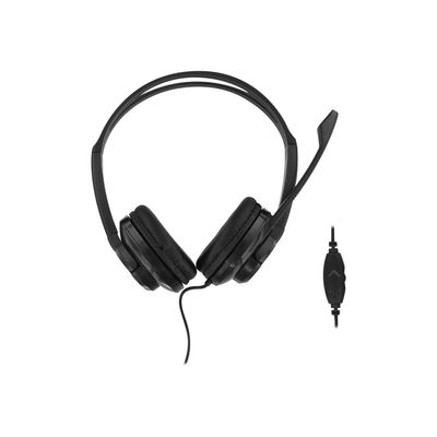 3303170087473-T'nB HS-200 - Casque filaire avec micro - noir-Avant-0