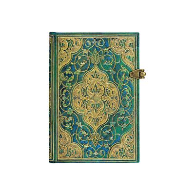 9781439732168-Paperblanks Turquose Chronicles Mini - Carnet 9,5 x 14 cm - 240 pages - ligné - bleu-vert-Avant-0