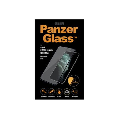 5711724026669-PanzerGlass Case Friendly - Protection d'écran - verre trempé pour iPhone 11 Pro Max, XS Max - t-Avant-3