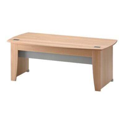 3483600784582-Bureau de direction JAZZ+ - 182 cm - Hêtre ambré-Angle droit-1
