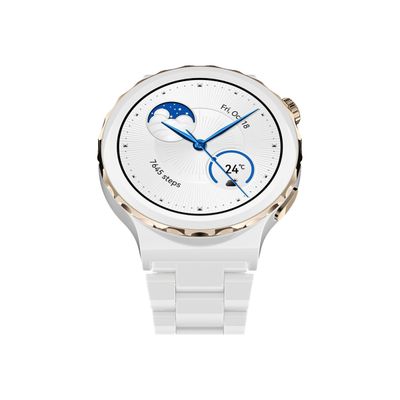 6941487253746-Huawei Watch GT 3 Pro - montre connectée - 43mm - blanc-Gros plan-5