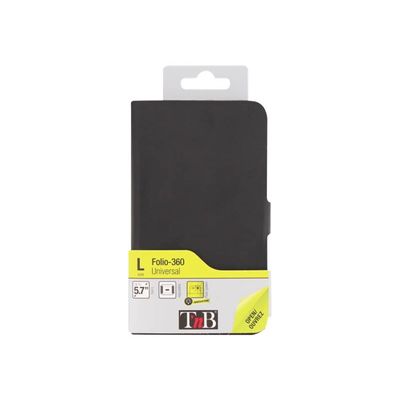 3303170073551-T'nB 360-FOLIO UNIV L - protection à rabat pour téléphone portable-Avant-0