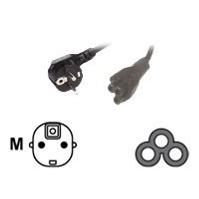 3700224714192-MCL Samar - câble d'alimentation 2 pôles + terre (M) vers fiche tripolaire C5 (F) - 2-Image du produit-0